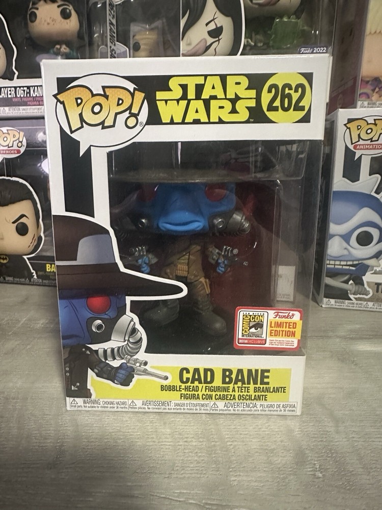 Cad Bane SDCC LE 2018 Exclusive 2018 #262 Funko Pop! New!