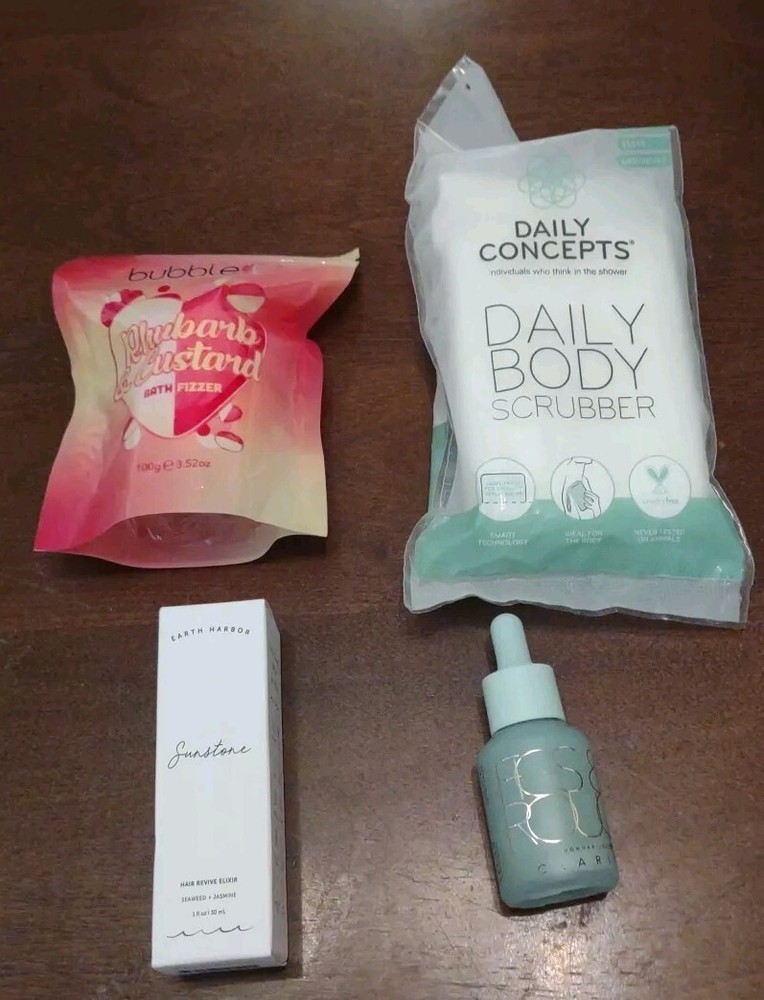 4  NEW Assorted Beauty Products. Bath, Hair & Face. GJL