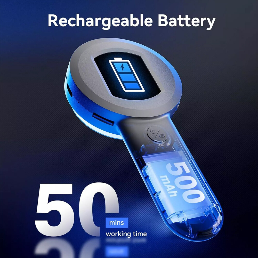 Portable Mini Pocket 100X Microscope Coin Jeweler Loupe Lens Illuminated