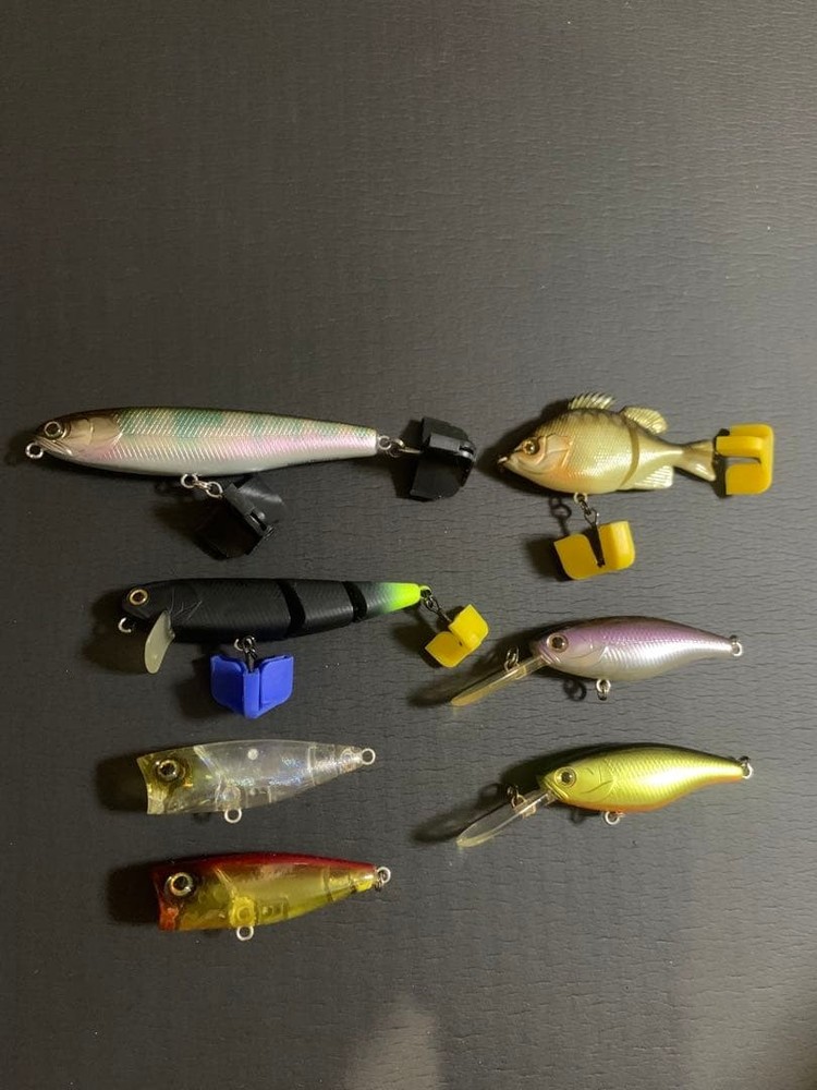JACKALL Lure Set RS150 Water Mocasin Hamakr SK Pop x2 GIRON BASS
