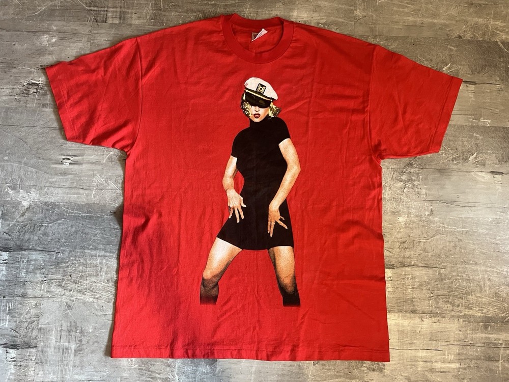 Vintage 90s Madonna The Girlie Show Tour Tee Single Stitch