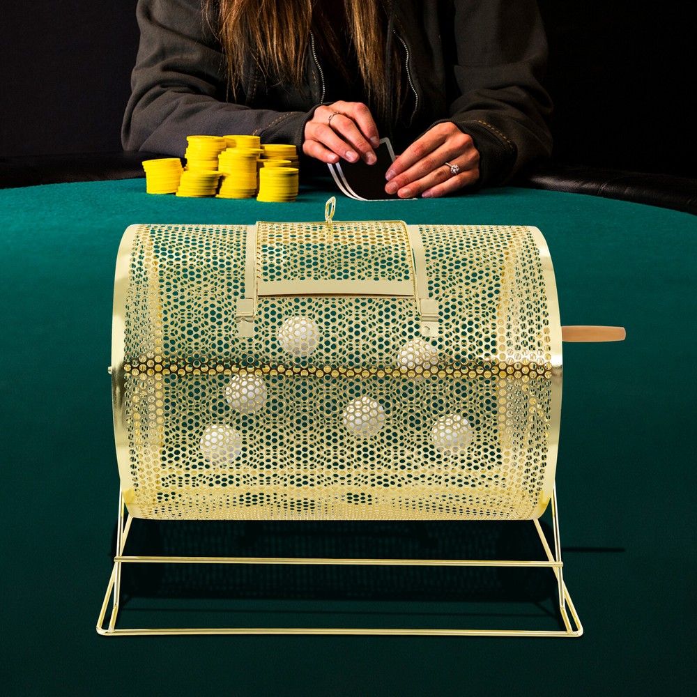 5000-Ticket Large Raffle Drum Cage for Lottery or 300 Balls
