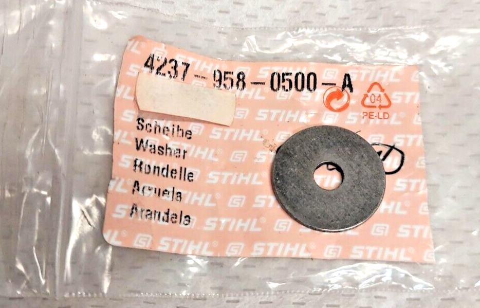 8 OEM STIHL 4237 958 0500 Washers