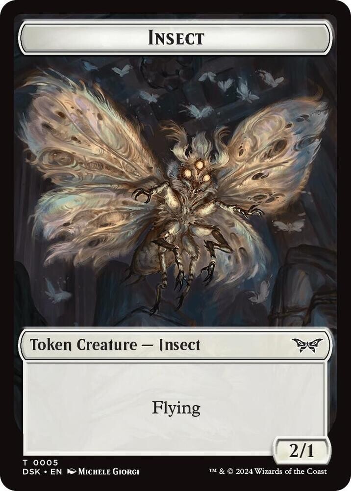 Insect (0005) Token MTG DSK 0005 Token NM