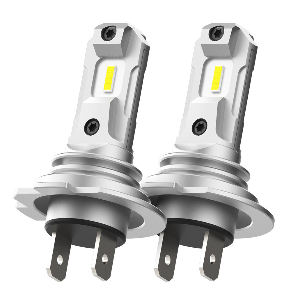 2x H7 LED Headlight Bulb Kit High Low Beam 100W 40000LM Super Bright 6500K White