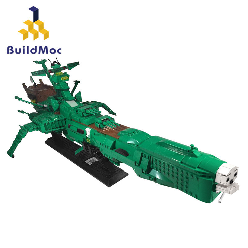 Captain Harlock's Ship Model Building Blocks Set Arcadia MOC Bricks Toys 2244pcs