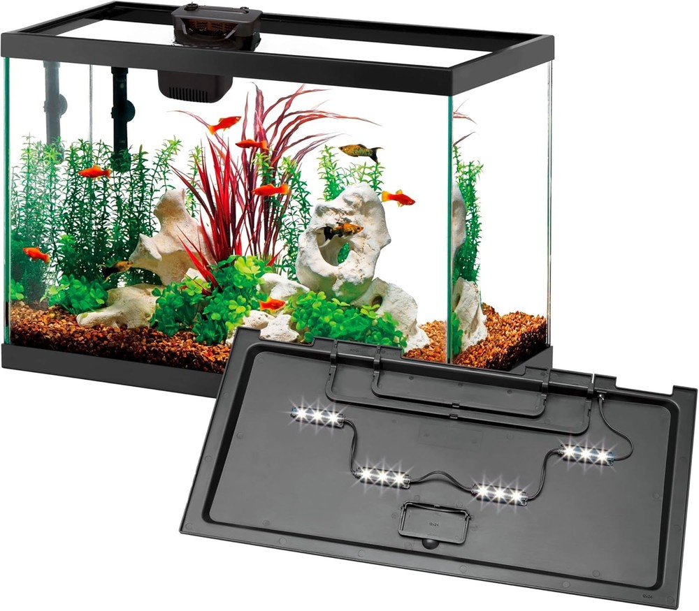 20 Gallon SmartClean LED Aquarium Starter Kit with Filtration System