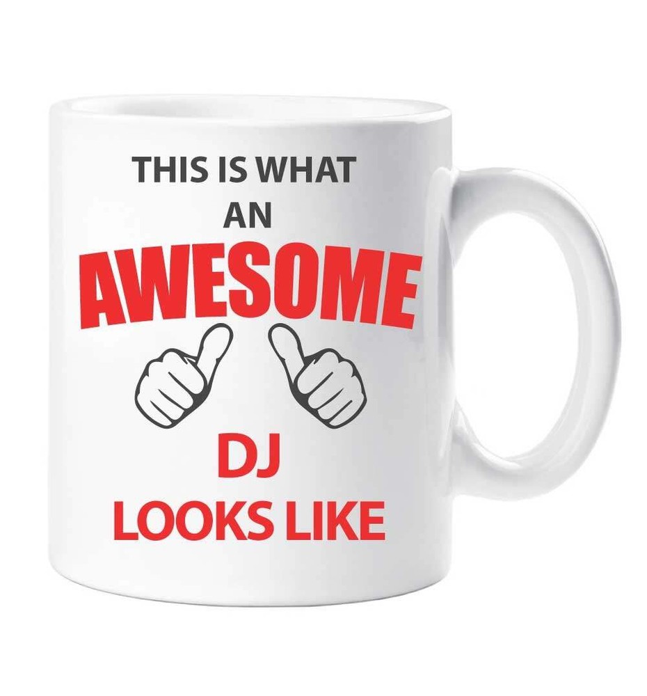 Awesome DJ Mug - Ceramic Gift Cup for Music Lovers
