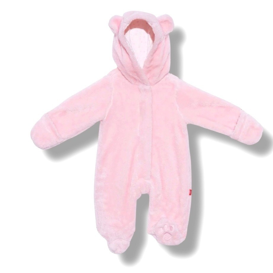 Magnetic Me Minky Magnetic Pram Newborn in Pink Dogwood Ditsy Stars Lining