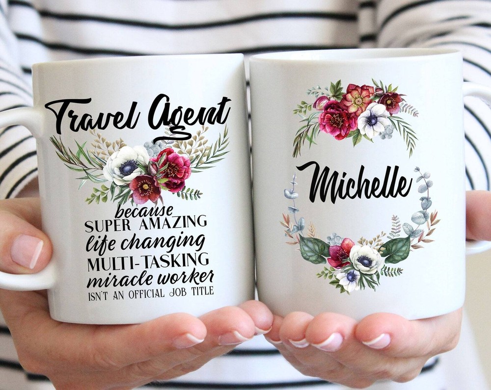 Personalized Travel Agent Gift For Women L Graduation Thank You Appreciation
