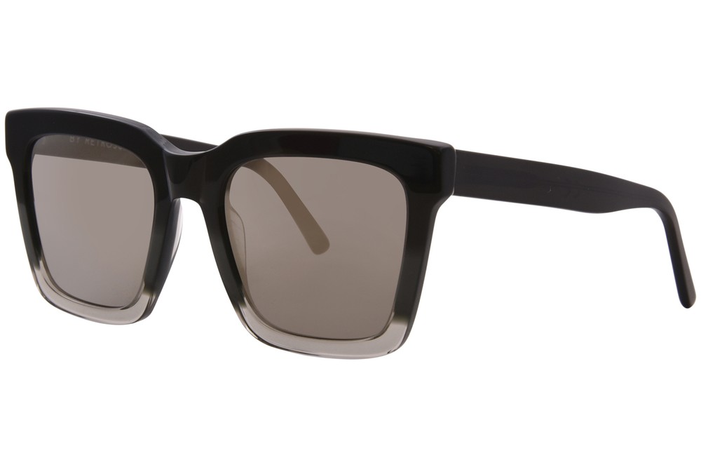 RetroSuperFuture Aalto Monochrome Fade HAK/R SP18 Sunglasses Black/Ivory 54mm