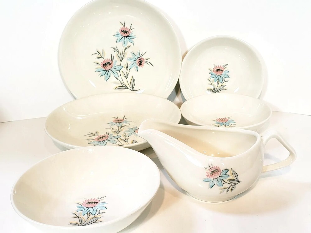 6 Pcs Steubenville Fairlane Gravy Boat Set in 8, 6, 5.25 Inch Sizes