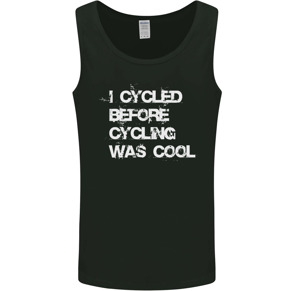 I Cycled Before Cycling was Cool Cycling Mens Vest Tank Top