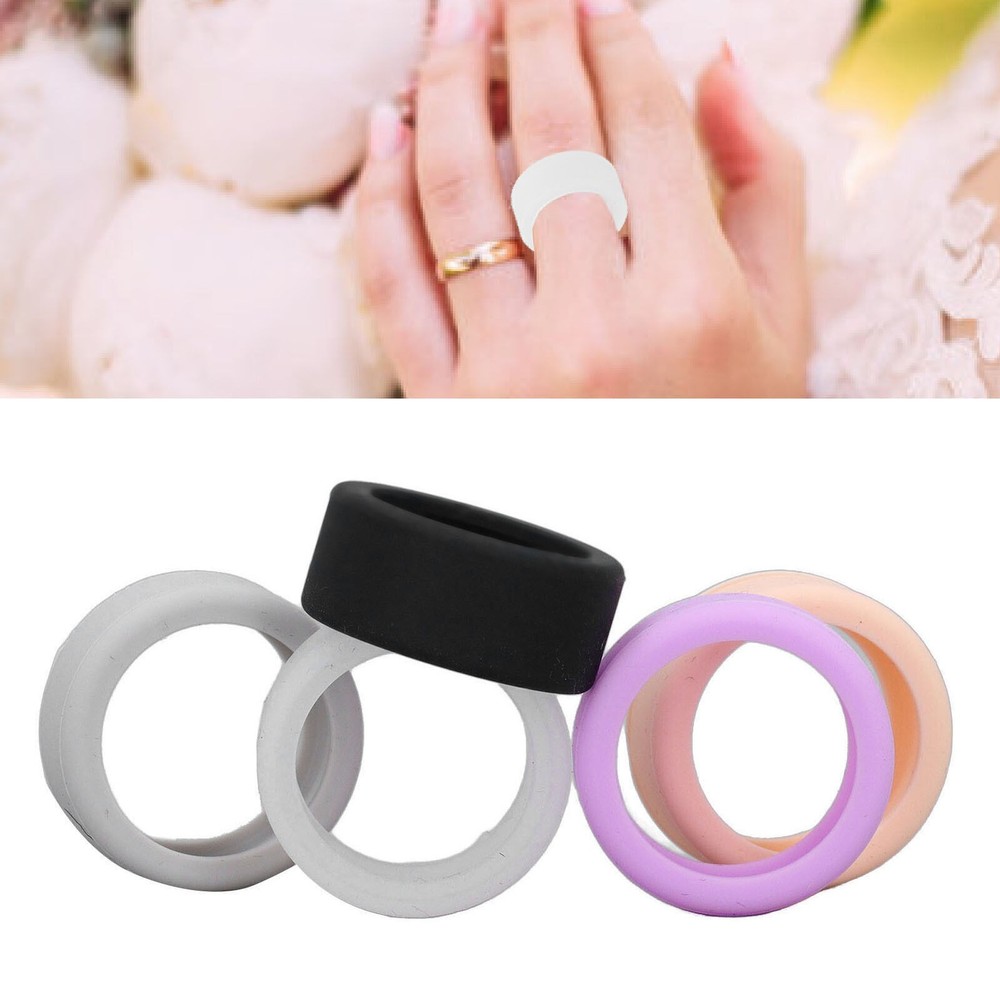 5pcs Silicone Smart Ring Cover Elastic Anti-Scratch Protector