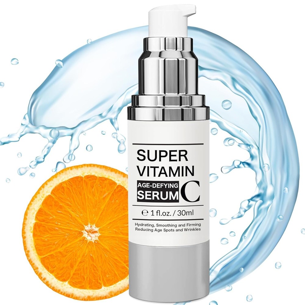 Super Vitamin C Serum for Women over 70: Niacinamide, Vitamin C, Hyaluronic Acid
