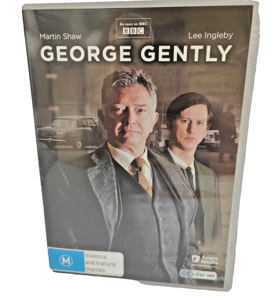 George Gently DVD Series 1 UK Crime police Drama TV R0 2 Disc - VGC Fast Post 4