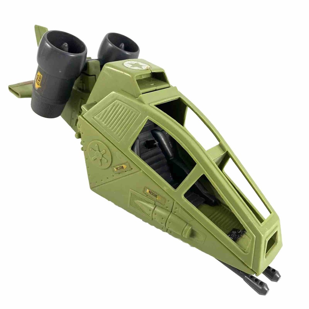 GI Joe Sky Hawk 1984 Vehicle Incomplete/Parts Canopy Body Engine Turbine Clean!