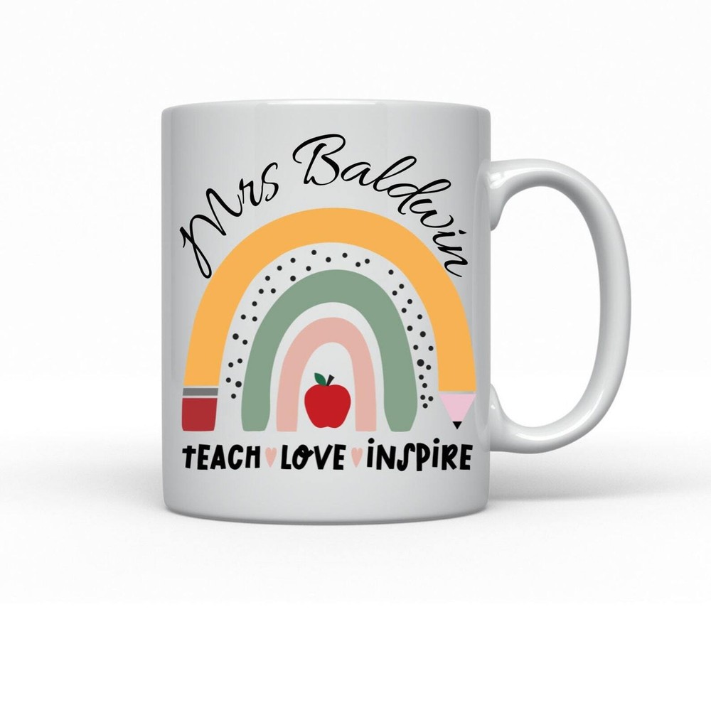 Personalised Teacher Gift Teacher Mug Thank You Teacher Teacher Cup End Of Year