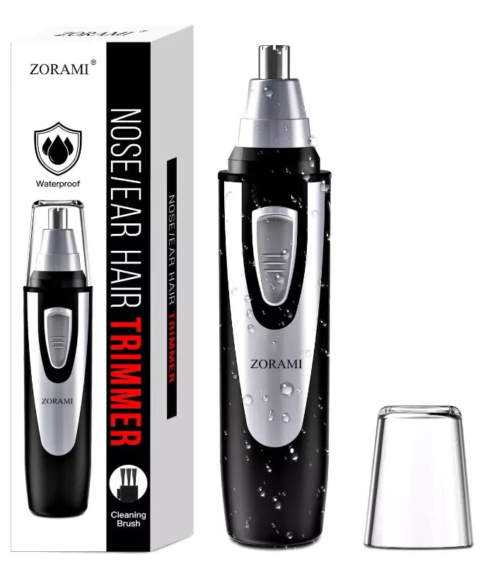 ZORAMI Ear and Nose Hair Trimmers BRC001 Waterproof Portable Battery Powered