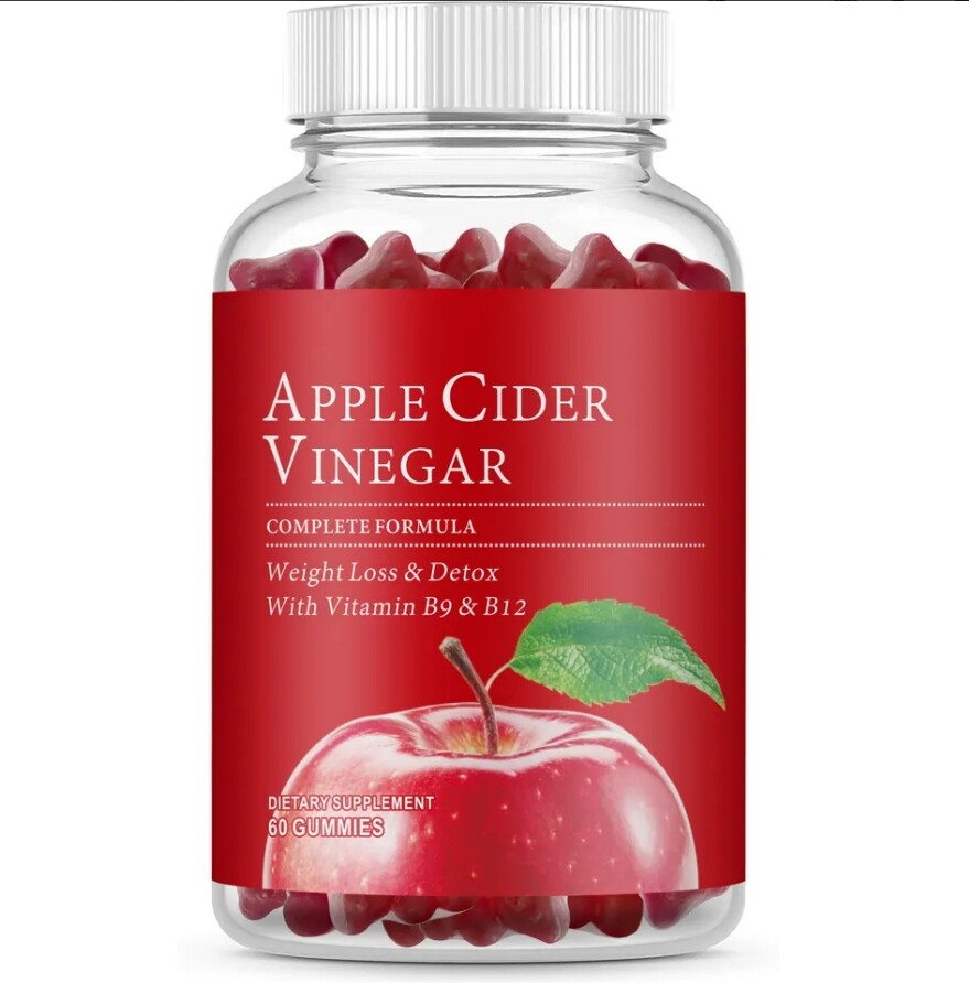 VHP Apple Cider Vinegar Gummies Weight Loss Detox Vitamin Supplement 60 Gummies