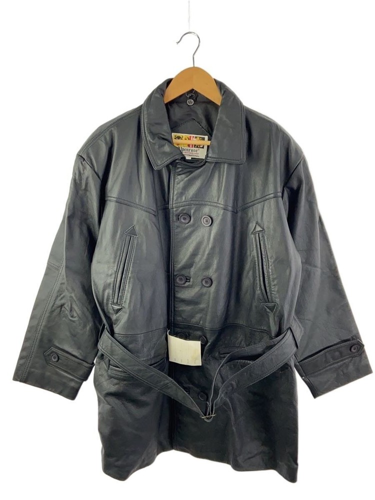 Leather Jacket Blouson/M/Leather/Blk 8922