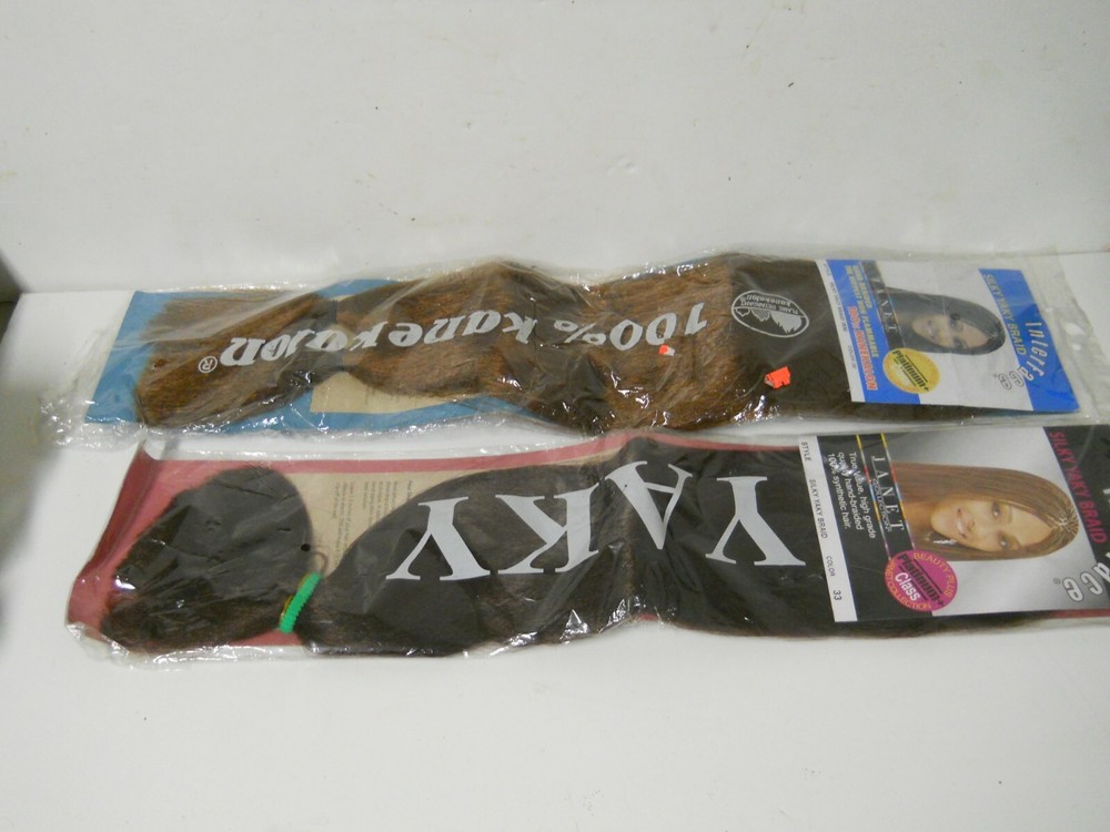 Silky Yaky Braid 2-Pack 100% Synthetic Kanekalon Hair in Colors 30 & 33