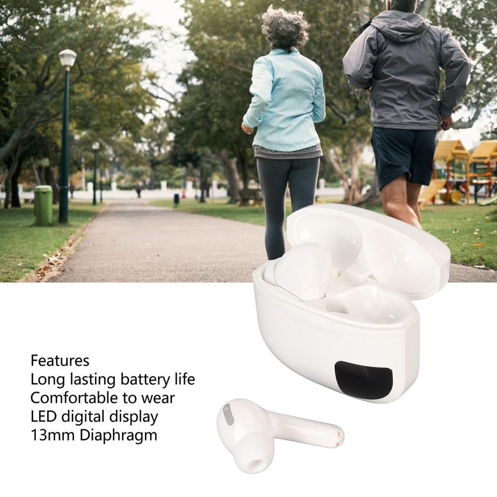 Wireless Earbuds with LED Display 24H Playtime HiFi Sport