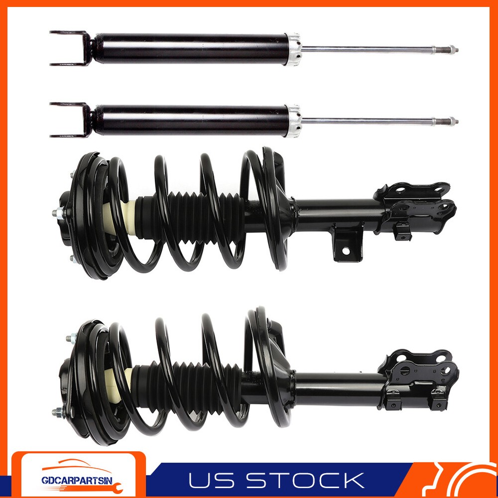 2006-2010 Kia Optima Front Struts with Springs & Rear Shock Absorbers 4pc Set