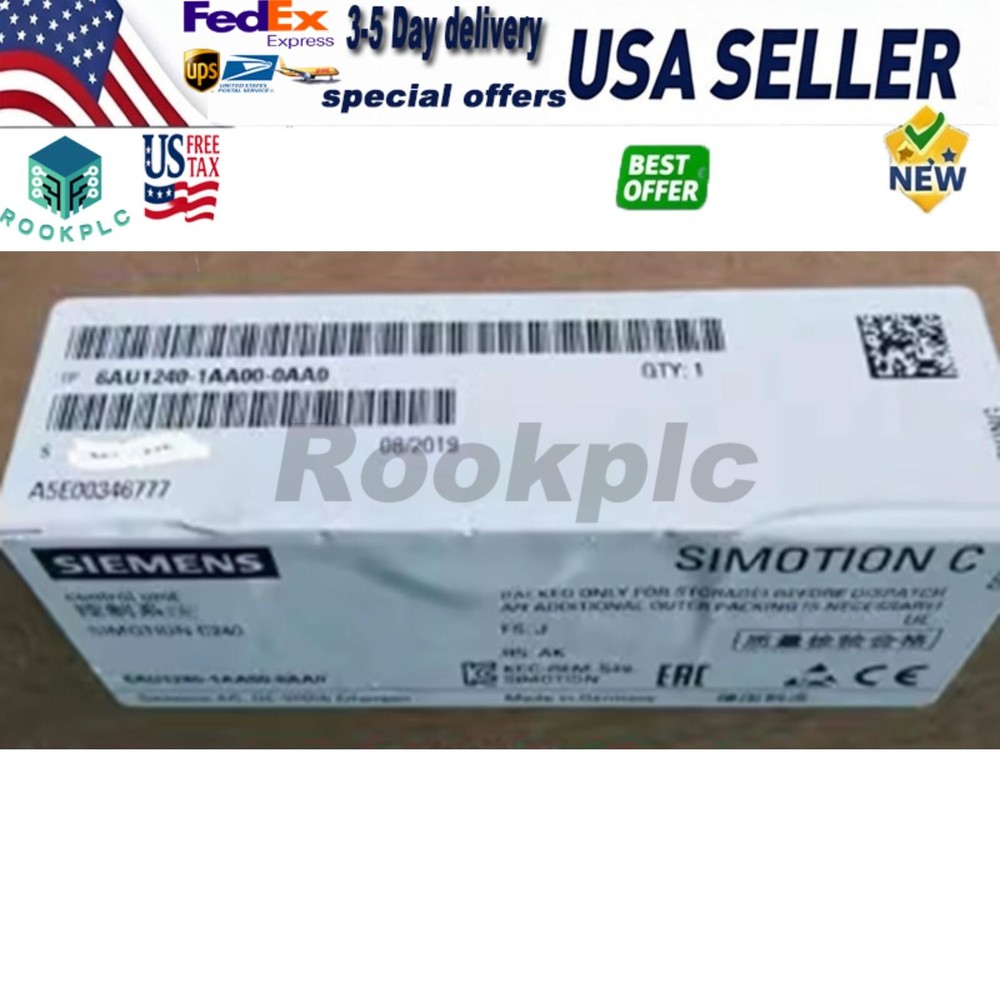 New Siemens 6AU1240-1AA00-0AA0 SIMOTION C240 Motion control 6AU1 240-1AA00-0AA0