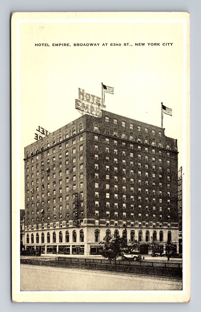 New York City NY, Hotel Empire, Souvenir, Vintage Postcard