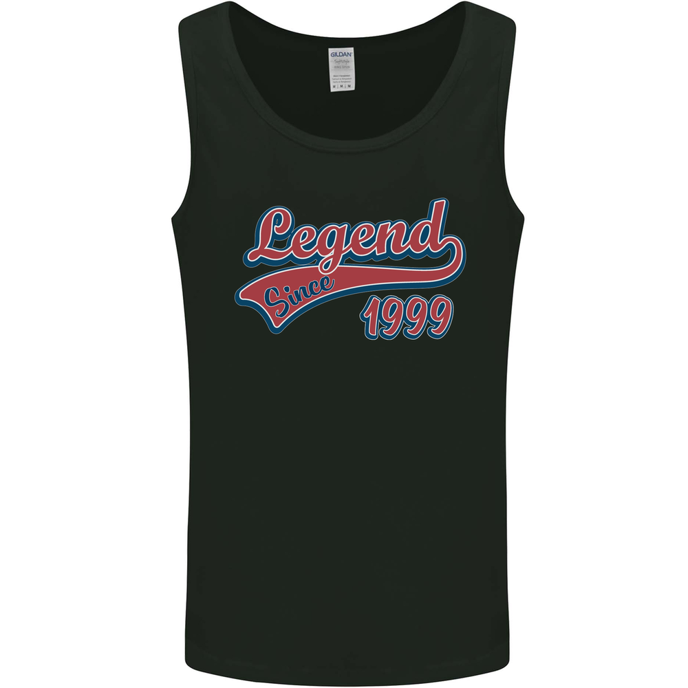 Legend Since 26th Birthday 1999 Mens Vest Tank Top