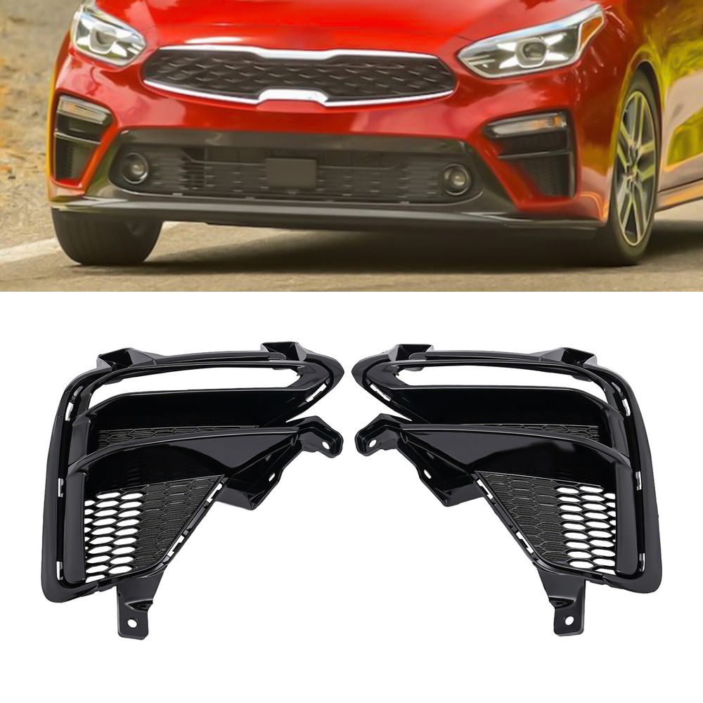 Fog Lamp Cap Covers Pair For 2019-2020 Kia Forte Foglight Covers Left&Right Side