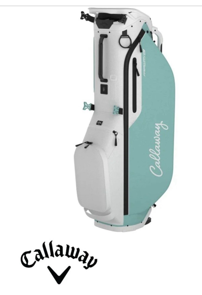 Callaway 2025 Womens Fairway C Stand Bag in Turquoise and White