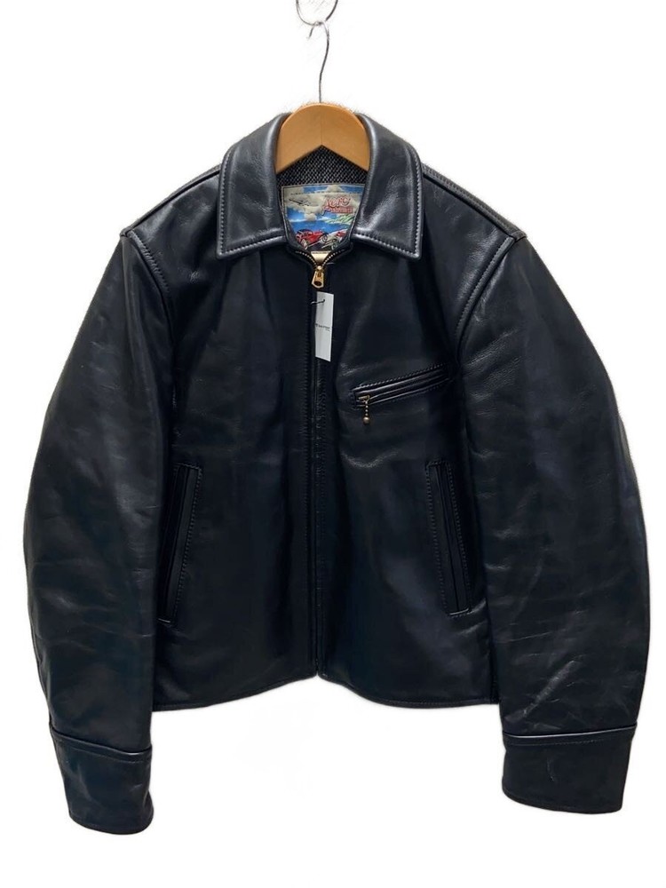 Aero Leather Jacket Blouson/34/Leather/Blk 3370