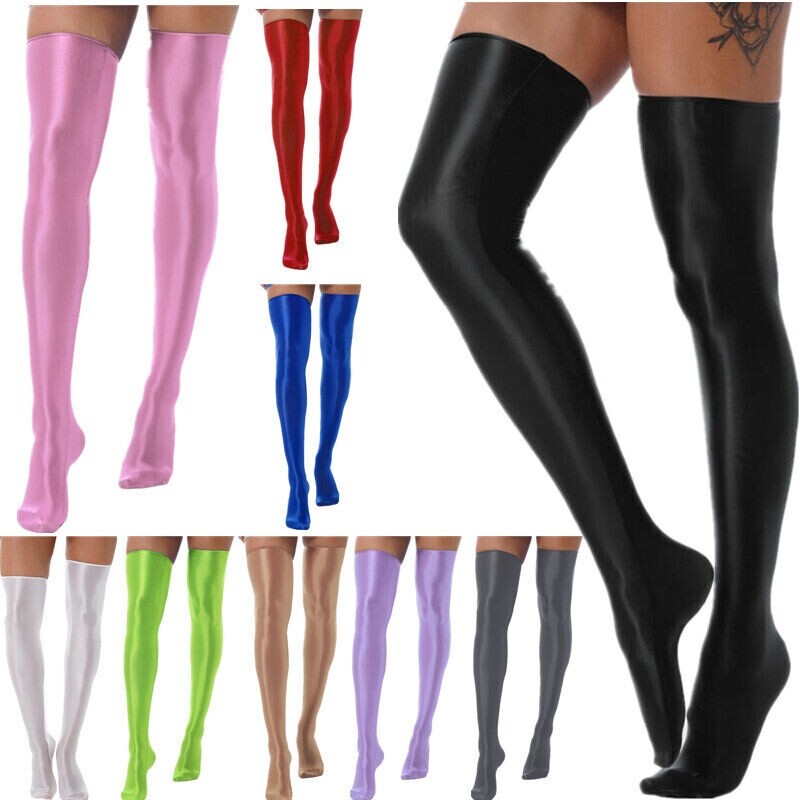 US Womens Stockings Clubwear Over Knee Socks Lady Thigh High Nightwear Lingerie