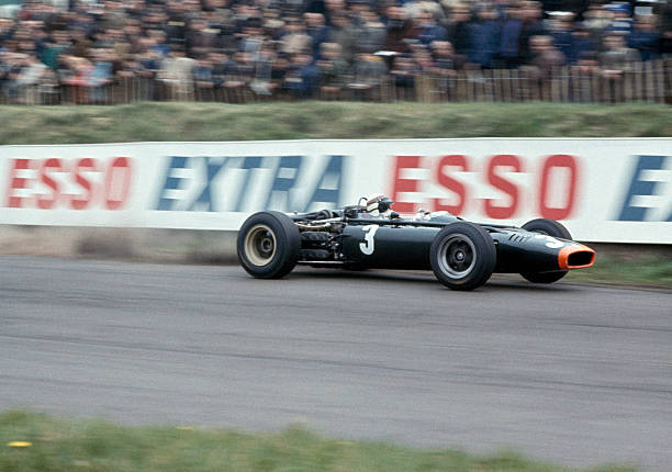 F1 Jackie Stewart Owen Racing Organisation Team 1967 Vintage Motorsport Photo