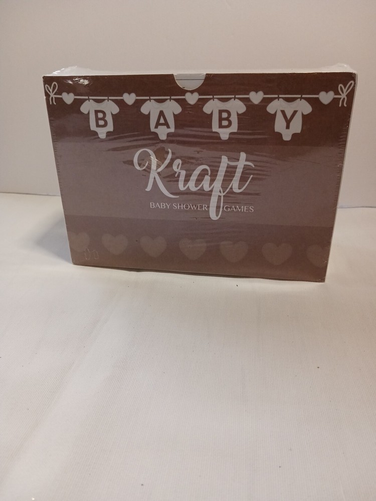 250 cartas de juego Kraft rústicas para baby shower, niño o niña Bingo Scramble... Precintado