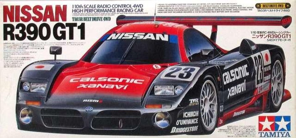 Tamiya 1/10 Scale Nissan R390 GT1 RC Car Kit 58203