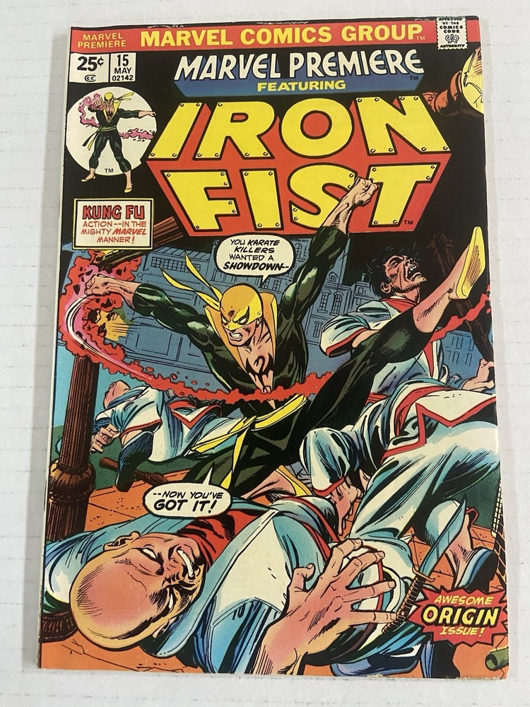 Marvel Premiere #15 Iron Fist (1977) | 1st Sabretooth | Bronze Key