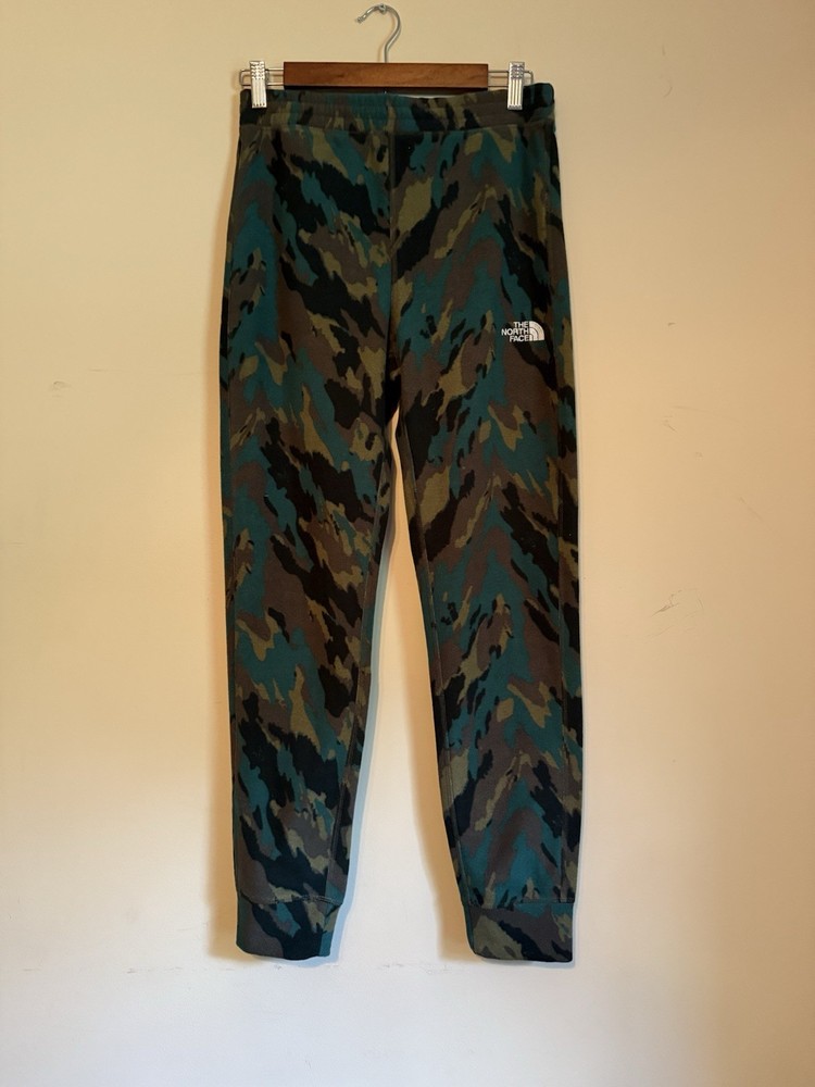 The North Face Fleece Camo Pants Youth/junior Size Large 14/16