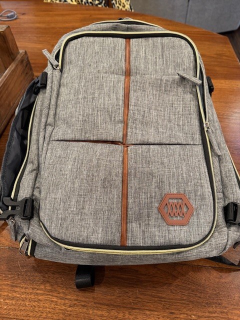 Backpack. Lots of Pockets. Large. Laptop Compartment.