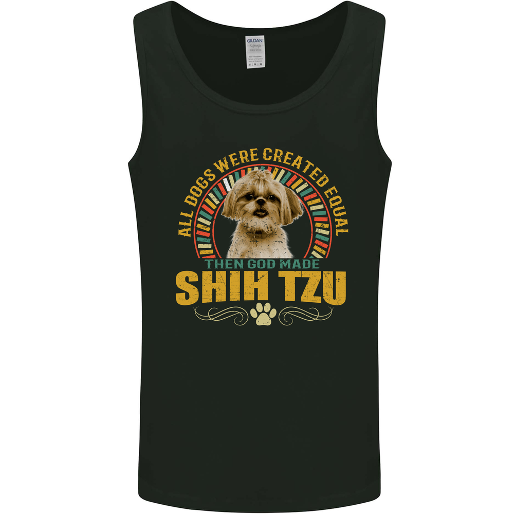 A Shih Tzu Dog Mens Vest Tank Top