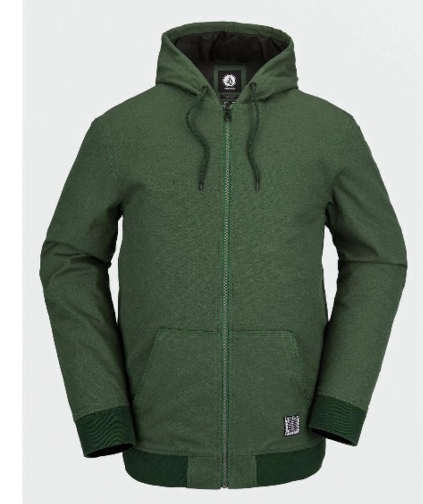 Volcom Snowboard Jacket Mens Size S Green G1652300