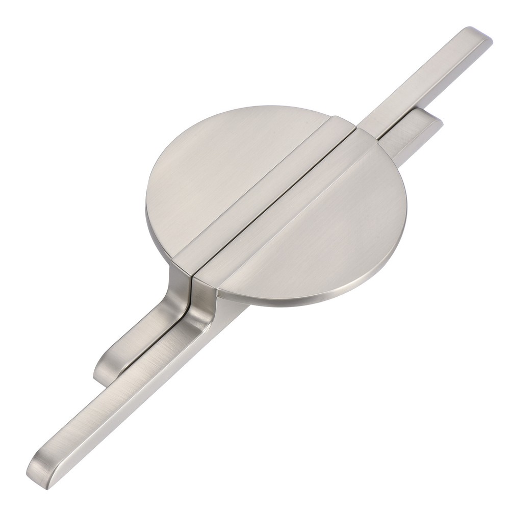 4 Pack Brushed Silver Cabinet Pulls Semicircle Cabinet Handle 2-1/2 Inch (64mm)