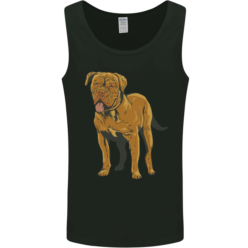 French Mastiff Dogue Bordeaux Dog Mens Vest Tank Top