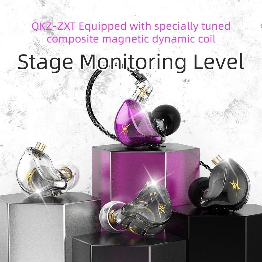 KZ ZS10 PRO 10mm Hybrid Hifi Noise Cancelling In-Ear Headphones