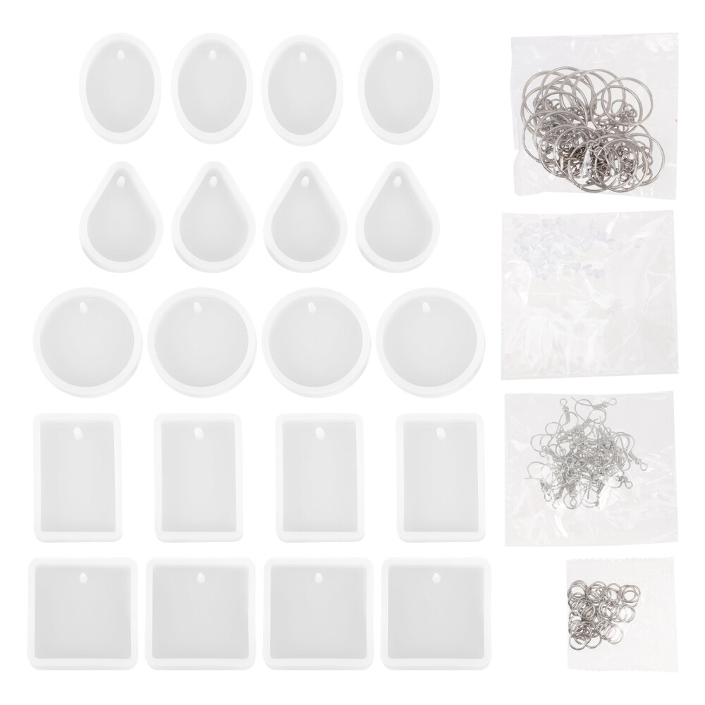 Silicone Resin Keychain Jewelry Pendant Casting DIY Molds