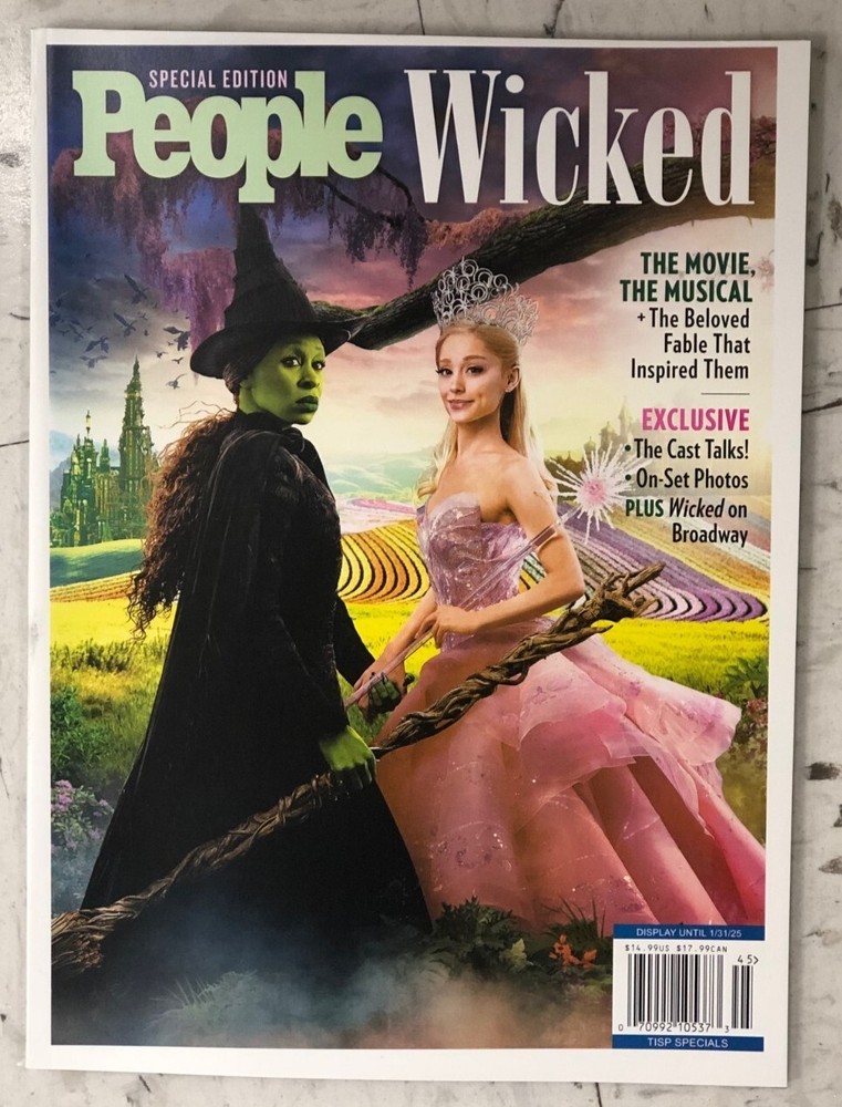 PEOPLE MAGAZINE SPECIAL WICKED 2024 Broadway life Time wizard Of Oz