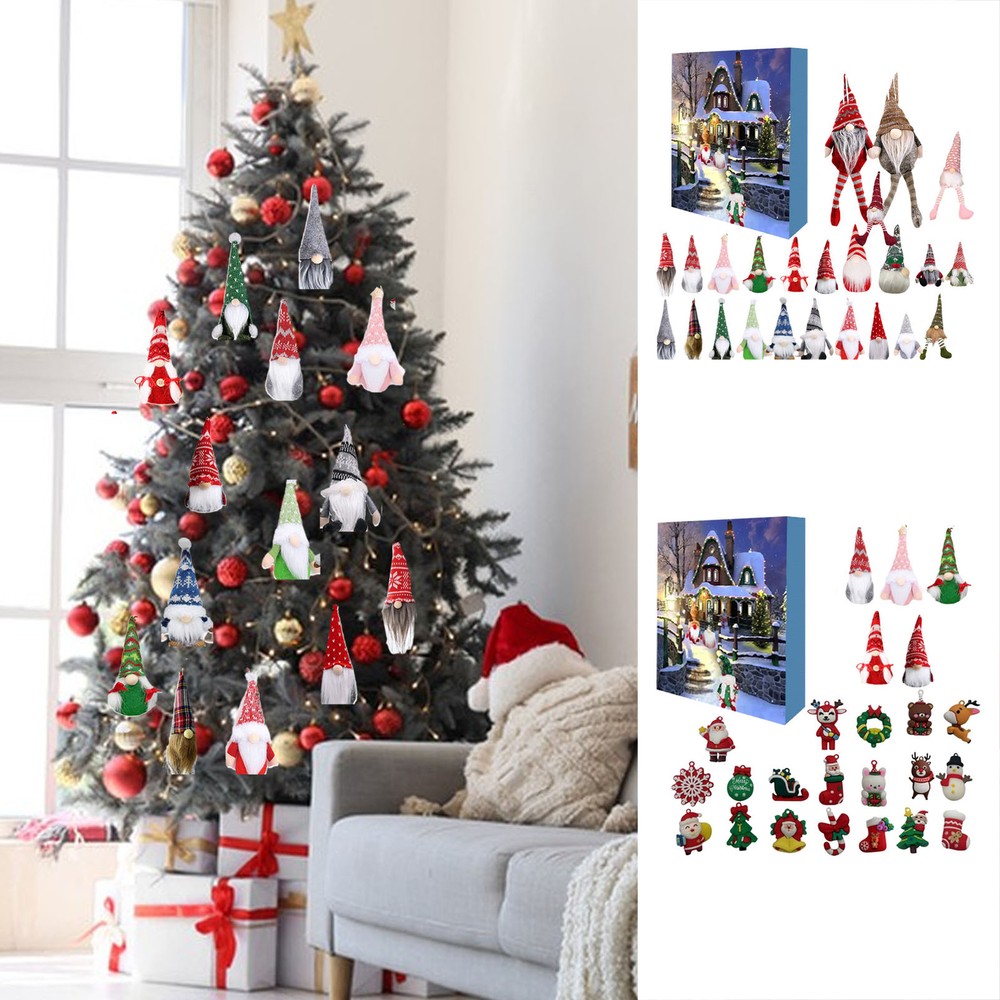 Christmas Advent Calendar Funny Gnome Countdown Calendar Gnome Christmas boosted