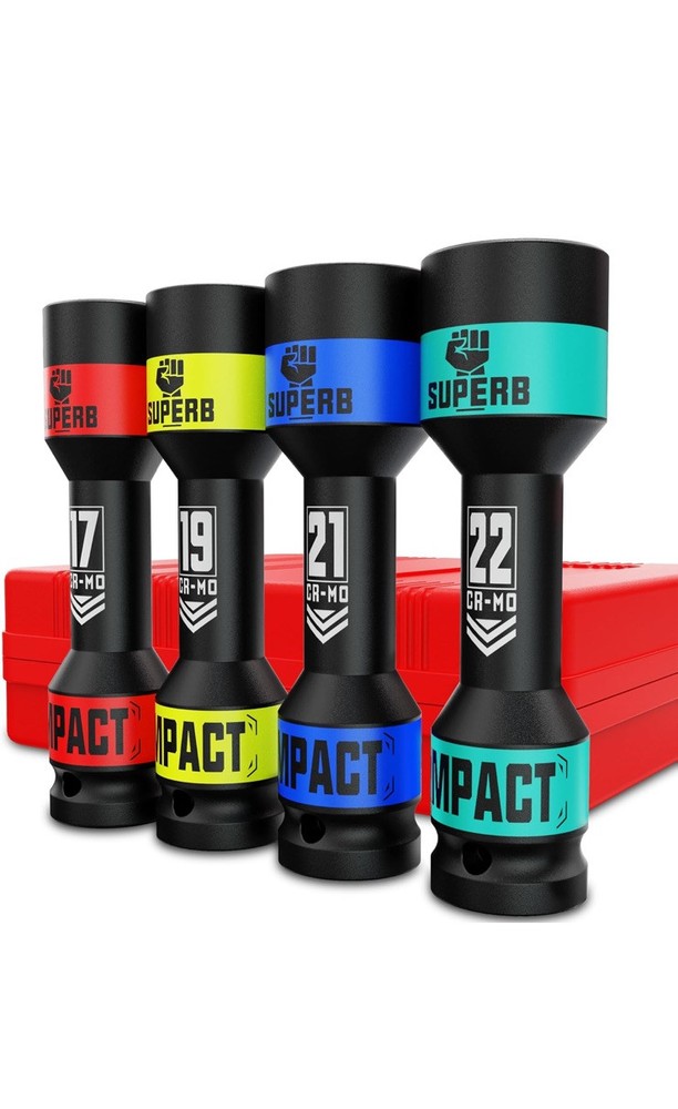 Aiourx Superb Lug Nut Socket Set Non- Marring